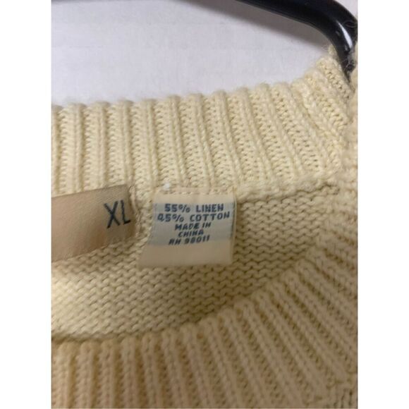 Vintage Indigo Red Graphic Spellout Sweater - Picture 4 of 8